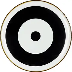 Untitled by Julian Dashper, vinyl on drumskin, 1996, offered Apr 2014