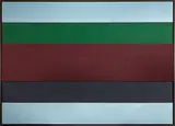 Donald Sinclair Driver, Painted Relief 1972, acrylic paint, canvas and aluminium