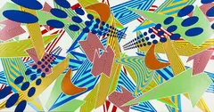 Crash 8 by Sara Hughes, acrylic on linen, sold Apr 2014