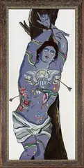 Paradise Lost by Sam Mitchell, acrylic on perspex, offered Apr 2014