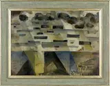 French Bay by Colin McCahon, oil on board, offered Apr 2014