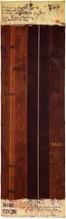 Ralph Hotere, Vidyapati’s Song, acrylic and dye on unstretched canvas