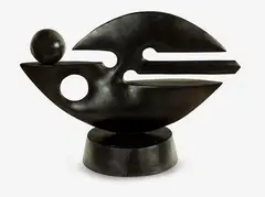 Soft Geometric by Paul Dibble, cast bronze, sold Apr 2014