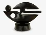 Paul Dibble, Soft Geometric, cast bronze