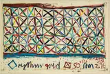 Allen Maddox, Rhythm Grid, oil on canvas