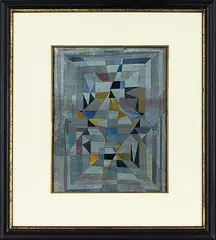 Geoffrey Fairburn, Abstract Study, watercolour