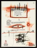 John Pule, Restless Spirit XI, lithograph, 4/20