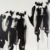 Mike Petre, Field Study 57, graphite, oil and acrylic on canvas