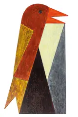 Barry Lett, Bird, oil on wood