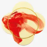 Max Gimblett, Harvest, acrylic, swiss gold, pencil, guesso and epoxy