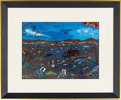Te Hape Pa by Alan Taylor, oil on canvasboard, offered Mar 2014