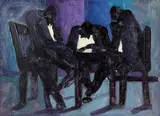 Garth Tapper, The Amputee, oil on hardboard