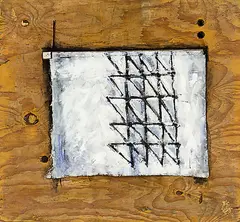 Don Peebles, Relief Painting, acrylic and canvas on wood