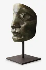 The Mask by Terry Stringer, cast bronze, 1/3, offered Mar 2014
