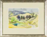 Untitled by Mary Margaret Gore Spicer, ink and watercolour, sold Mar 2014