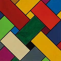 Lattice by Ian Scott, acrylic on paper, sold Mar 2014