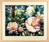 Paul Coney, Untitled (Camellias), watercolour