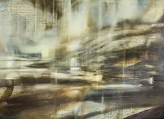 Gary Currin, Genesis I (Purakanui), mixed media on canvas