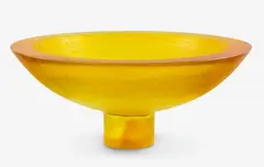 Wide Bowl by Ann Robinson, cast glass, sold Nov 2013