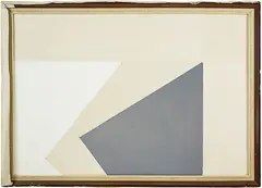Sound Barrier by Julian Dashper, acrylic, canvas and found frame, sold Nov 2013