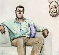 Peter Wichman, White on White, oil on linen