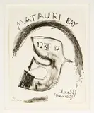 Ralph Hotere, Black Rainbow at Matauri Bay, lithograph, 22/30