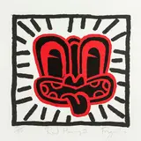 Red Haring III by Dick Frizzell, lithograph, 97/100, sold Oct 2013