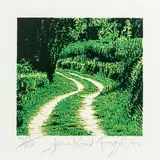 Sylvan Road by Dick Frizzell, lithograph, 33/100, offered Oct 2013