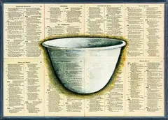 Katherine Madill, Untitled - Vessel, oil on collage