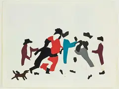 Untitled by Gavin Hurley, collage on paper, sold Oct 2013