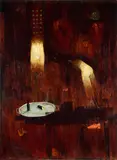 Séraphine Pick, Navel, oil on canvas