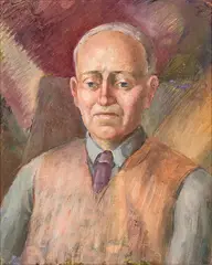 Portrait of a Gentleman by Anna Lois White, oil on board, offered Oct 2013