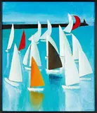 Michael Smither, Boats on the Harbour, New Plymouth