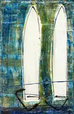 Nina Conradi, Fair Play, mixed media on canvas