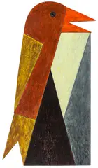 Barry Lett, Bird, oil on wood