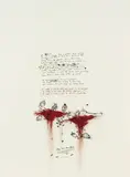 John Pule, The sun is happy…, ink and pastel on paper