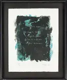 Ralph Hotere, Te Maunga Ko Aoraki, lithograph, 12/15