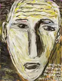 Inventing New Facts and Facing Them by Dick Frizzell, oil on paper, sold Oct 2013