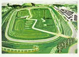 Untitled – The Racecourse by Dick Frizzell, lithograph, 73/75, offered Oct 2013