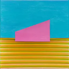 Anne Reithmaier, Untitled, acrylic and liquid glass on canvas