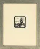 Hilda Alexandra Wiseman, Fauve, woodblock print