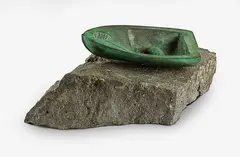 John Oxborough, Untitled, cast bronze on stone