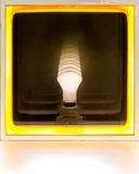 Bill Culbert, Bulb Box Reflection 1, mixed media, 7/10