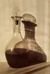 Decanter by Bill Culbert, gelatin silver print, sold Aug 2013