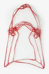 Untitled (Red) by Pip Culbert, dyed cotton, sold Aug 2013