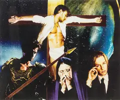 Hamish Tocher, Crucifixion, collage based digital photograph