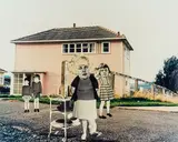 Ava Seymour, Enema Nurse from Health, Happiness, Housing, vintage colour hand-print on Agfa paper, edition of 5
