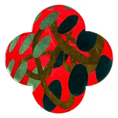 Antelope by Max Gimblett, gesso, epoxy, acrylic and vinyl polymers, sold Aug 2013