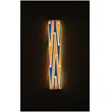 Michael Parekōwhai, The Bosom of Abraham, screenprinted vinyl on fluorescent light housing