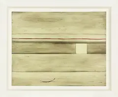 Untitled by Simon Kaan, oil on board, offered Aug 2013
